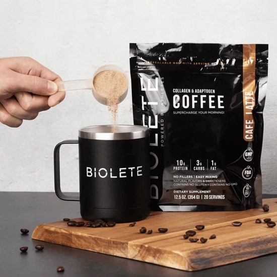 Cannot view this image? Visit: https://images.newsfilecorp.com/files/10520/269272_pouringaservingofbiolete_cafelatte-cropped_550.jpg