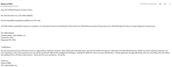 Cannot view this image? Visit: https://images.newsfilecorp.com/files/10520/274544_sic_filing_corrections_550.jpg