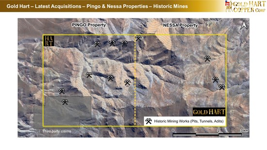 Cannot view this image? Visit: https://images.newsfilecorp.com/files/10786/259109_gold_hart_-_latest_acquisitions_-_domeyko_fault_-_nessa_pingo_manto_carolina_5_550.jpg