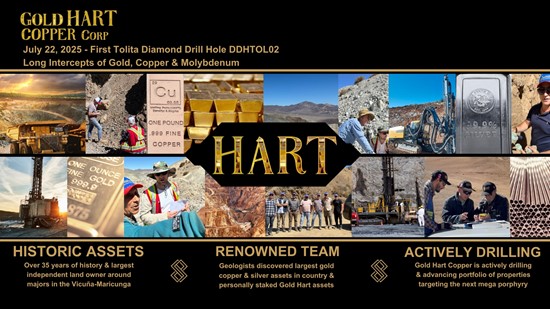 Cannot view this image? Visit: https://images.newsfilecorp.com/files/10786/259604_hart_-_first_tolita_hole_-_results_ddhtol02_6_550.jpg