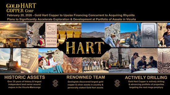 Cannot view this image? Visit: https://images.newsfilecorp.com/files/10786/284647_gold_hart_copper_-_upsizing_of_financing_-_9_550.jpg