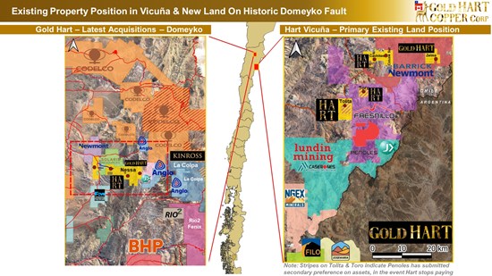 Cannot view this image? Visit: https://images.newsfilecorp.com/files/10786/286351_gold%20hart%20copper%20-%20portfolio%20of%20assets%20in%20vicuna%20and%20domeyko%20-%201_550.jpg