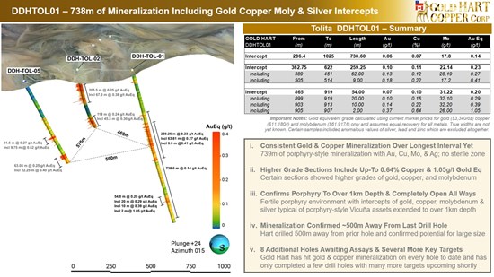Cannot view this image? Visit: https://images.newsfilecorp.com/files/10786/303714_gold_hart_copper_-_tolita_ddhtol01_-_2_550.jpg