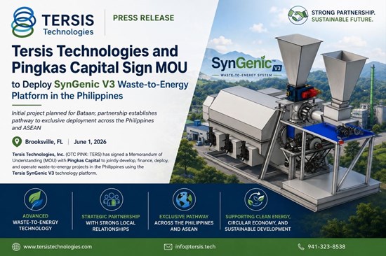 Cannot view this image? Visit: https://images.newsfilecorp.com/files/12096/301071_tersis_550.jpg