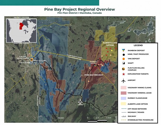 Cannot view this image? Visit: https://images.newsfilecorp.com/files/3408/319928_pinebayprojectregionaloverviewoctober2026_550.jpg