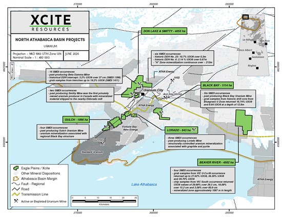 Cannot view this image? Visit: https://images.newsfilecorp.com/files/8603/301030_athabasca%20basin_ucity_xcite_20260602_550.jpg