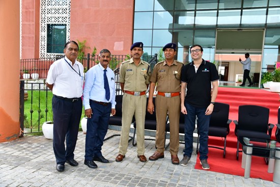 NC Global Media's Legal Advisor Delivers Company's Vision to Law Enforcement Officers in India